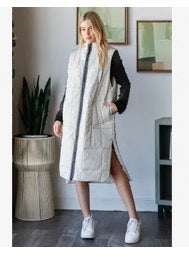 DUST In The WIND Long Puffer Vest