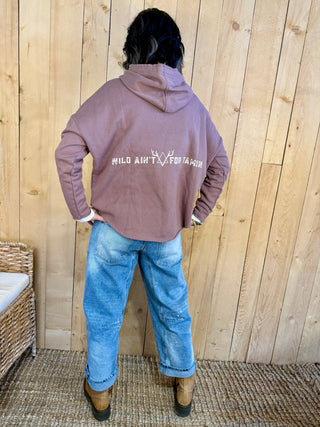 FLORAL MOOSE MTN Hoodie
