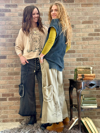 WIDE & WILD STUDDED Pants