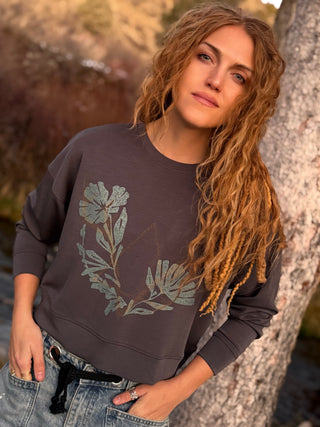 FLORAL LOGO Lux  Sweatshirt