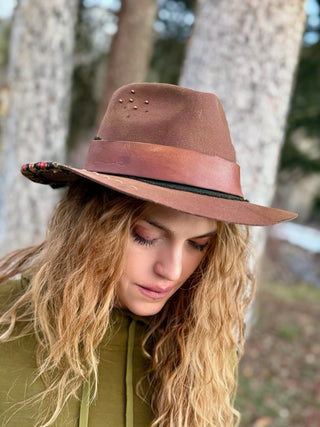 BLOOMING BUFFALO Wool & Leather Hat by Shady Business