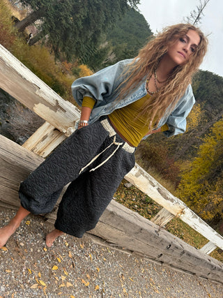 TAKE ME HOME QUILTED Jogger Pants   PoL