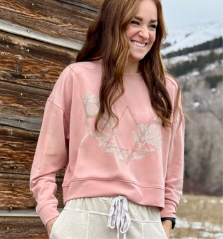 FLORAL LOGO Lux  Sweatshirt