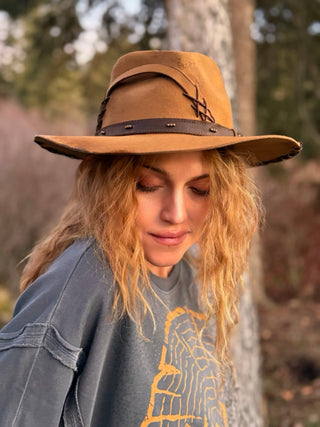 Timberline Trails Wool & Leather Hat by Shady Business