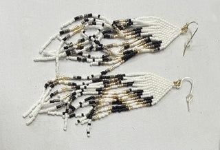 THE MORGAN Hand-Beaded 1 of 1 Earrings