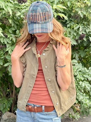 SHADY BUSINESS in PLAID Cap