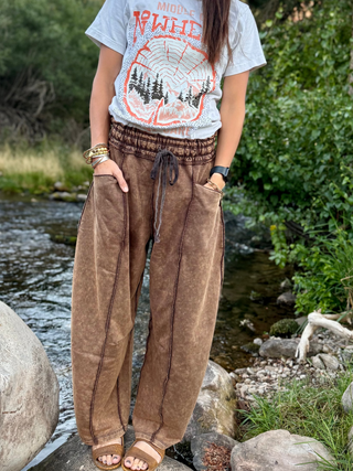 Wide & Wild WYO Seamed Barrel Pants