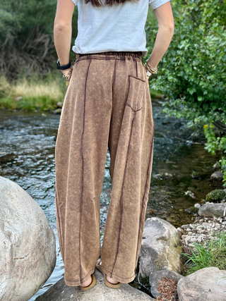 Wide & Wild WYO Seamed Barrel Pants