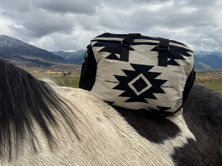 STAR VALLEY AZTEC  Bag - Cream & Black
