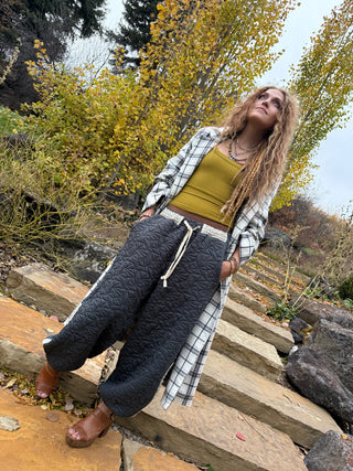 Take Me Home Quilted Jogger Pants