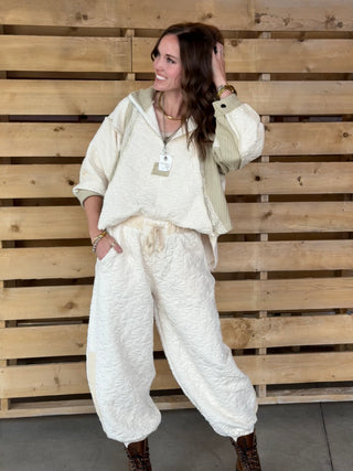Take Me Home Quilted Jogger Pants