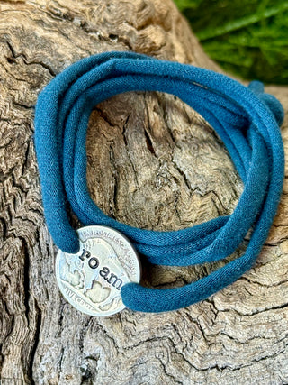 ROAM BUFFALO NICKEL  Wrap Bracelet