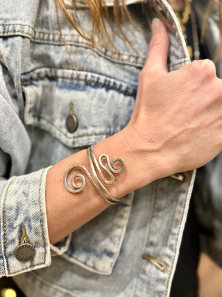 SILVER SLEDGEHAMMER in AZTEC Cuff