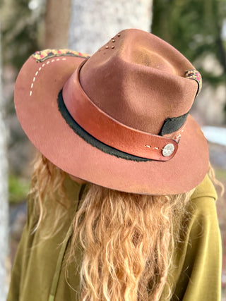 BLOOMING BUFFALO Wool & Leather Hat by Shady Business