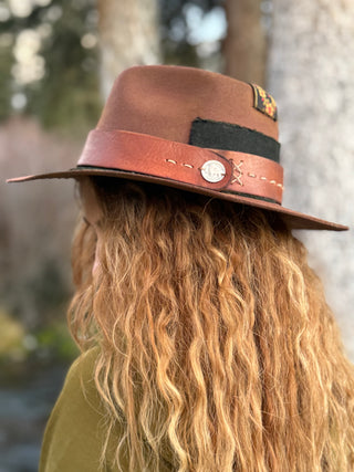BLOOMING BUFFALO Wool & Leather Hat by Shady Business