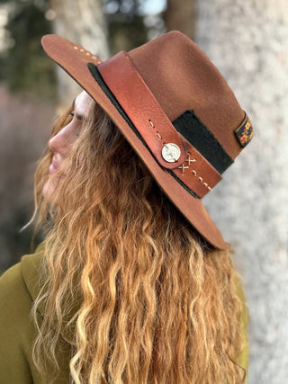 BLOOMING BUFFALO Wool & Leather Hat by Shady Business