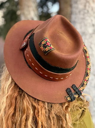 BLOOMING BUFFALO Wool & Leather Hat by Shady Business