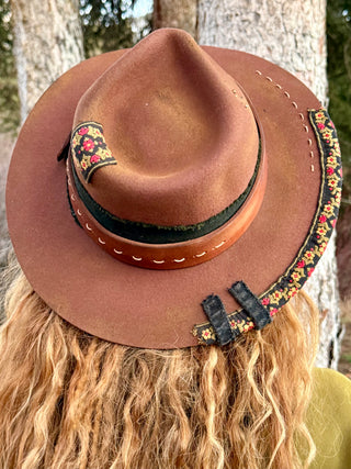 BLOOMING BUFFALO Wool & Leather Hat by Shady Business