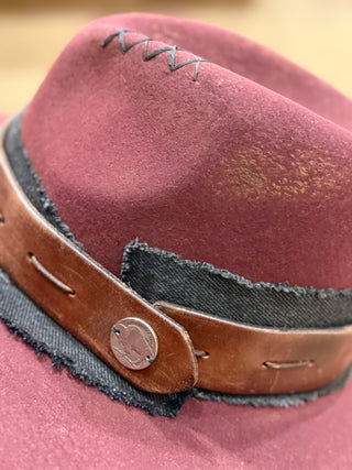 Nightfall Nomad Wool & Leather Hat by Shady Business