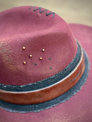 Nightfall Nomad Wool & Leather Hat by Shady Business