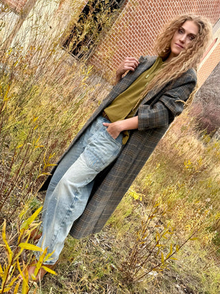 RANGE ROAMER Plaid Duster