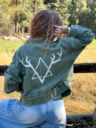 Star of 89  Bomber Oversized Jacket