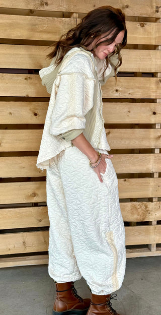 COUNTRY ROADS  QUILTED Hoodie