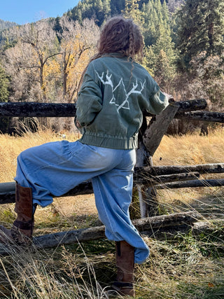 Star of 89  Bomber Oversized Jacket