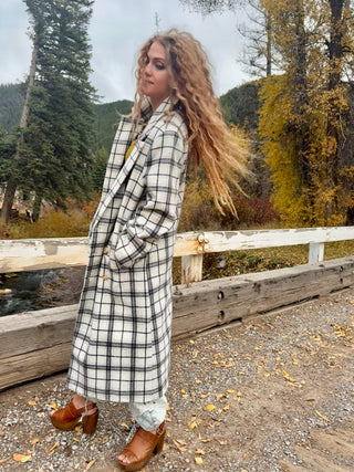RANGE ROAMER Plaid Duster