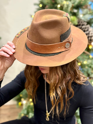 BLOOMING BUFFALO Wool & Leather Hat by Shady Business
