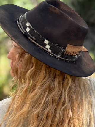 EMBER ASH Wool & Leather Hat