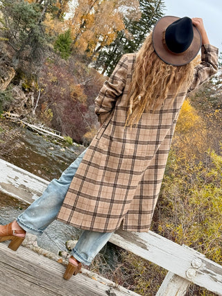 RANGE ROAMER Plaid Duster