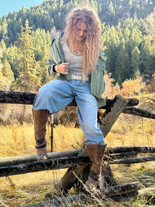 Born To Be Wide Denim Pants